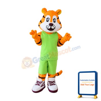 Sport Cartoon Tiger Mascot Costume