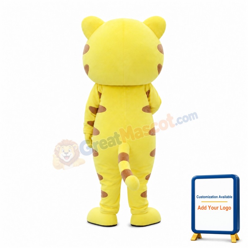 Cute King Tiger Mascot Costume