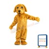 Yellow Lightweight Dog Mascot Costume