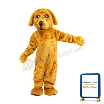 Yellow Lightweight Dog Mascot Costume