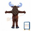 Smiling Moose Mascot Costume