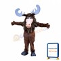 Smiling Moose Mascot Costume