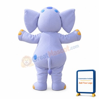 Happy Lightweight Elephant Mascot Costume