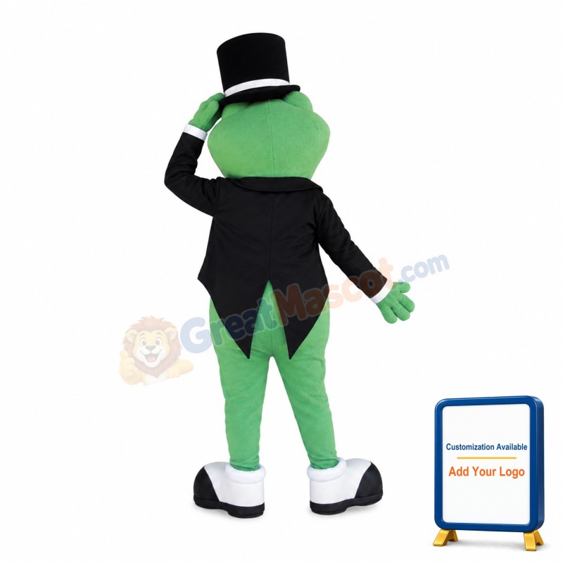 Gent Frog Mascot Costume