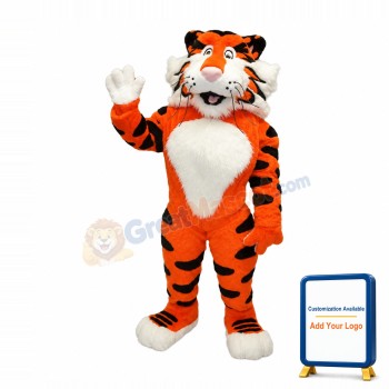 Friendly Lightweight Tiger Mascot Costume