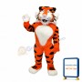 Friendly Lightweight Tiger Mascot Costume