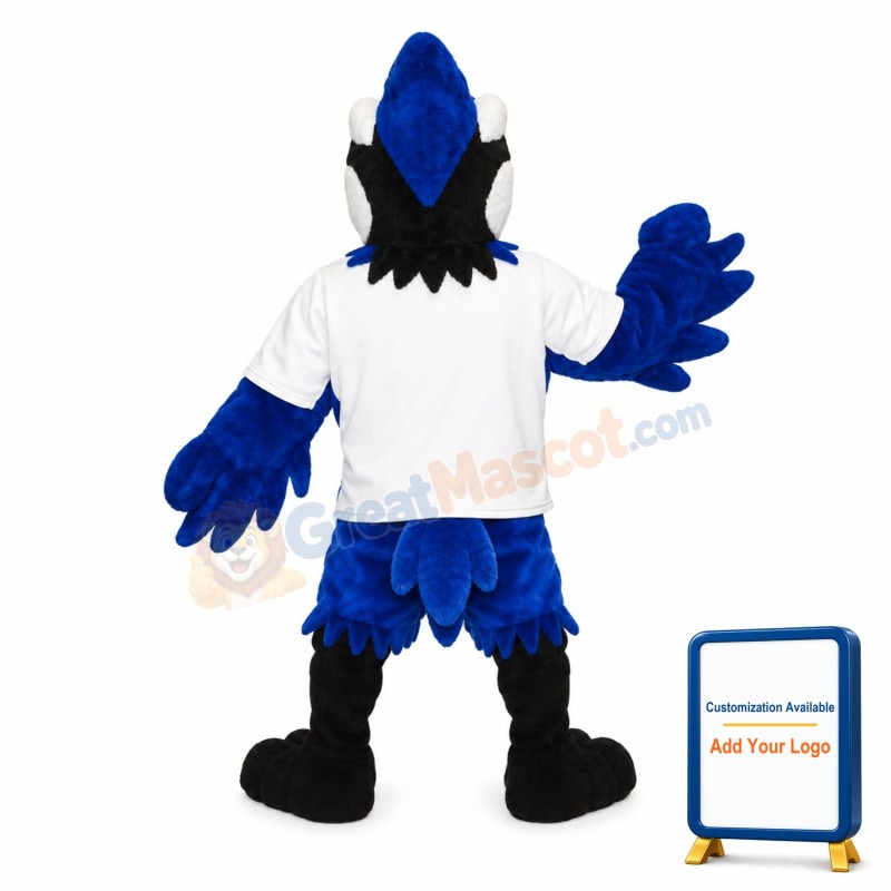 Fierce Lightweight Blue Jay Mascot Costume