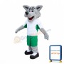 Happy Lightweight Wolf Mascot Costume