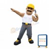 Roughneck Mascot Costume