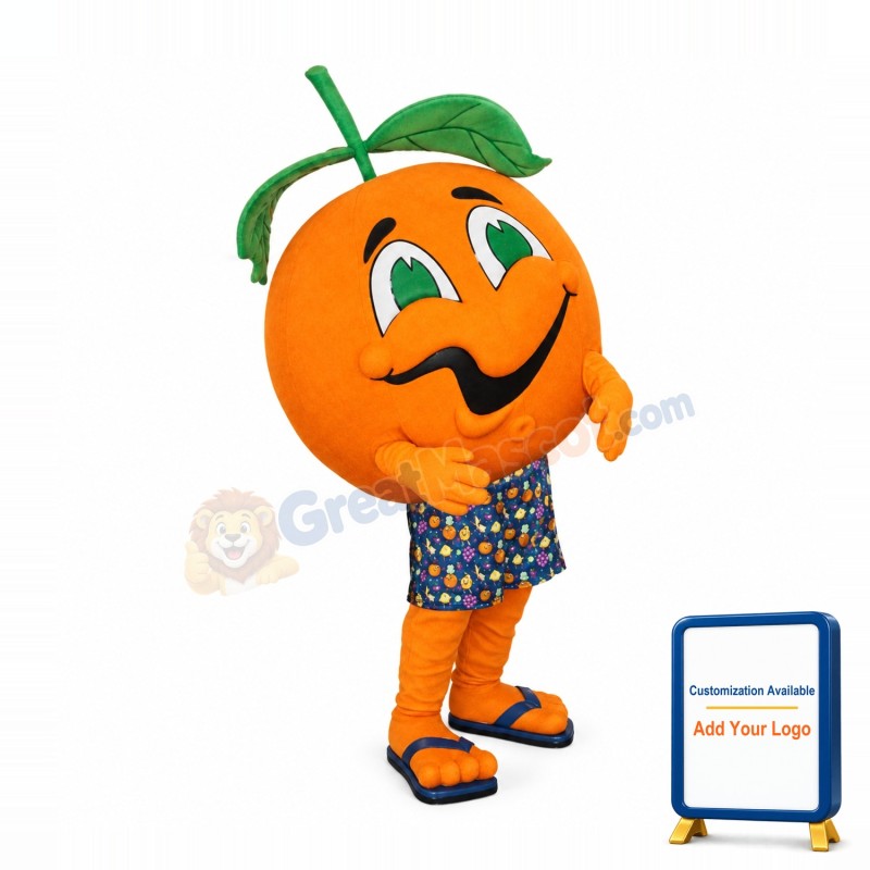 Orange Mascot Costume