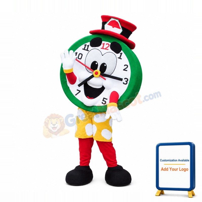 Clock Mascot Costume