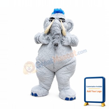 Mammoth Elephant Mascot Costume