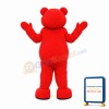 Red Lightweight Bear Mascot Costume