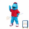 Happy Lightweight Dolphin Mascot Costume
