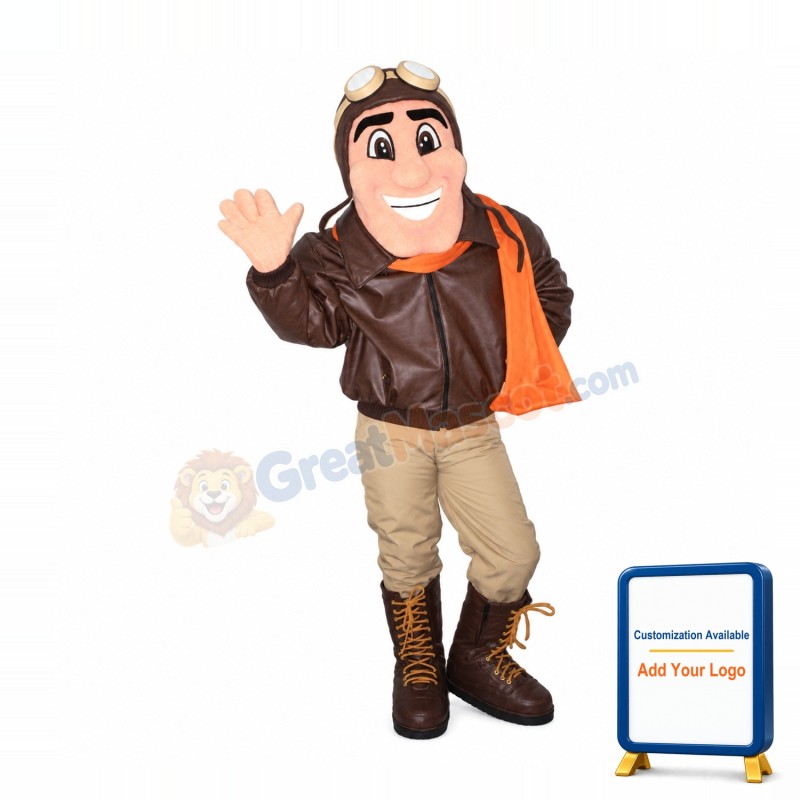Top Quality Pilot Mascot Costume