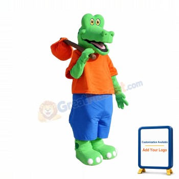 Cute Lightweight Alligator Mascot Costume