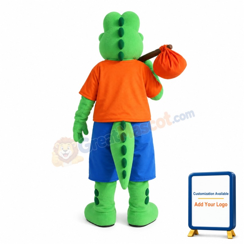 Cute Lightweight Alligator Mascot Costume