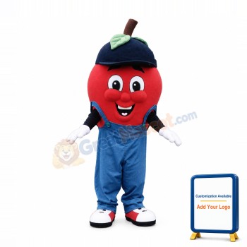 Red Apple Mascot Costume