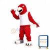 Fierce Red Falcon Mascot Costume