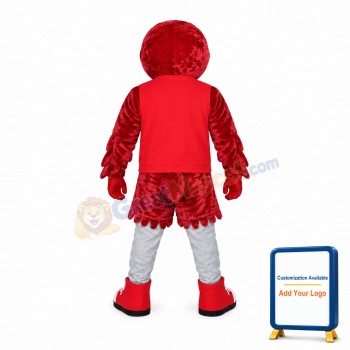 College Red Owl Mascot Costume