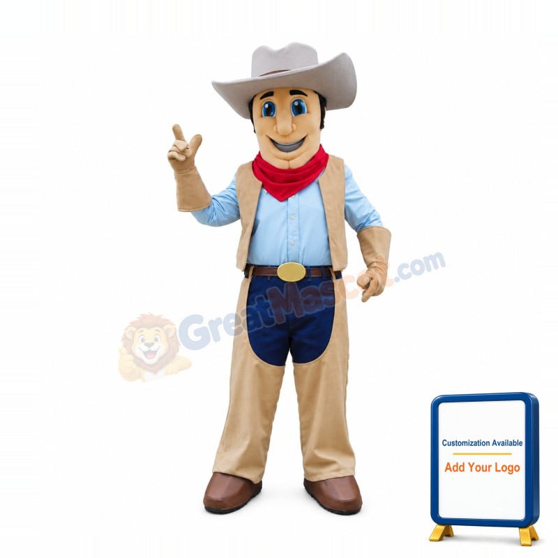 Cowboy Mascot Costume