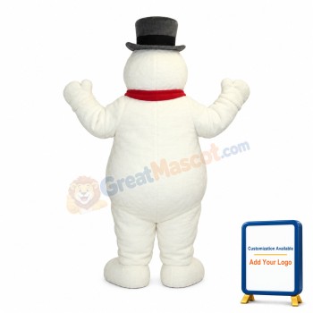 Happy Lightweight Snowman Mascot Costume