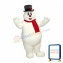 Happy Lightweight Snowman Mascot Costume