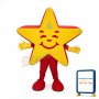 Smiling Lightweight Star Mascot Costume