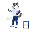 Friendly Lightweight Wolf Mascot Costume