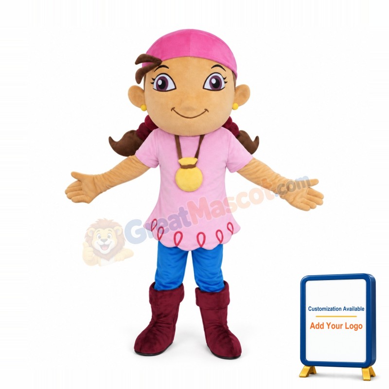 Pirate Izzy Mascot Costume
