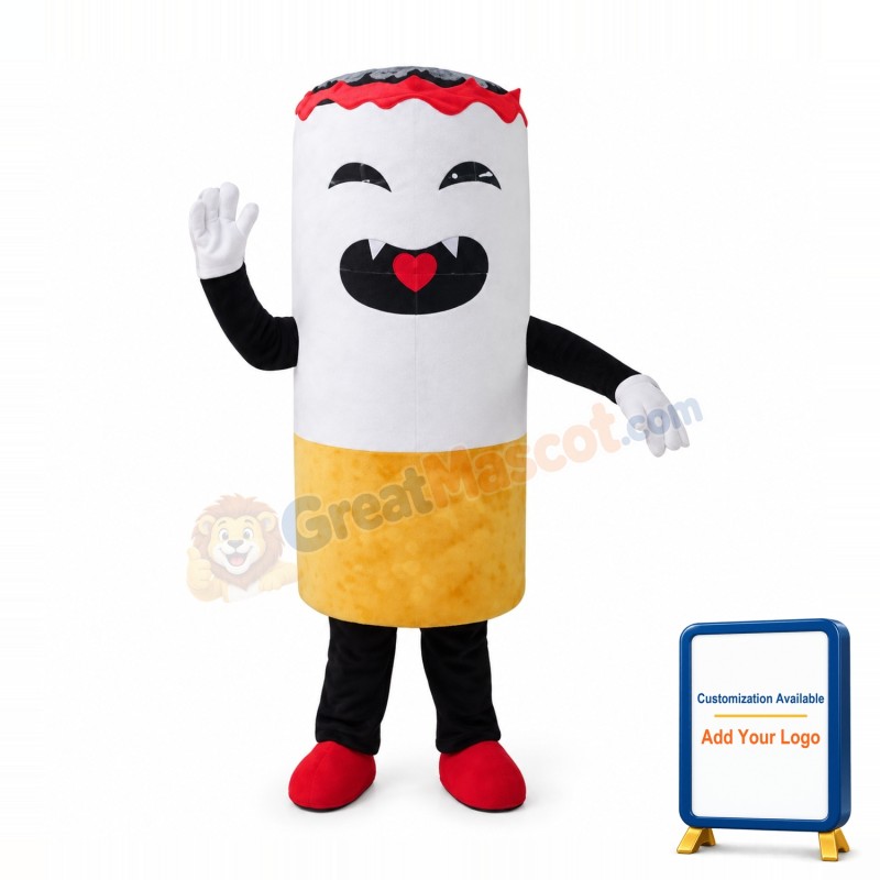 No Smoking Cigarette Mascot Costume