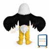 Black Eagle Mascot Costume