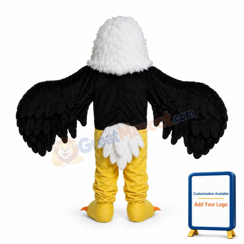 Black Eagle Mascot Costume