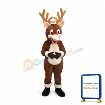 Christmas Reindeer Mascot Costume