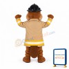 Fire Protection Beaver Mascot Costume