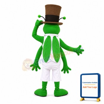 Happy Lightweight Grasshopper Mascot Costume