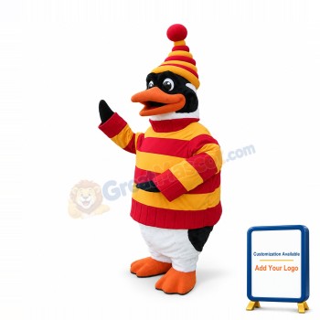 Christmas Penguin Mascot Costume