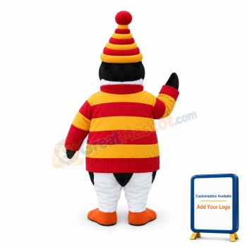 Christmas Penguin Mascot Costume