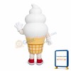 Happy Lightweight Ice Cream Mascot Costume