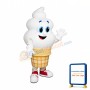 Happy Lightweight Ice Cream Mascot Costume