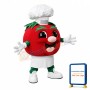 Chef Tomato Mascot Costume