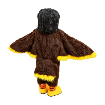 Brown Eagle Mascot Costume