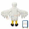 White Lightweight Hawk Mascot Costume