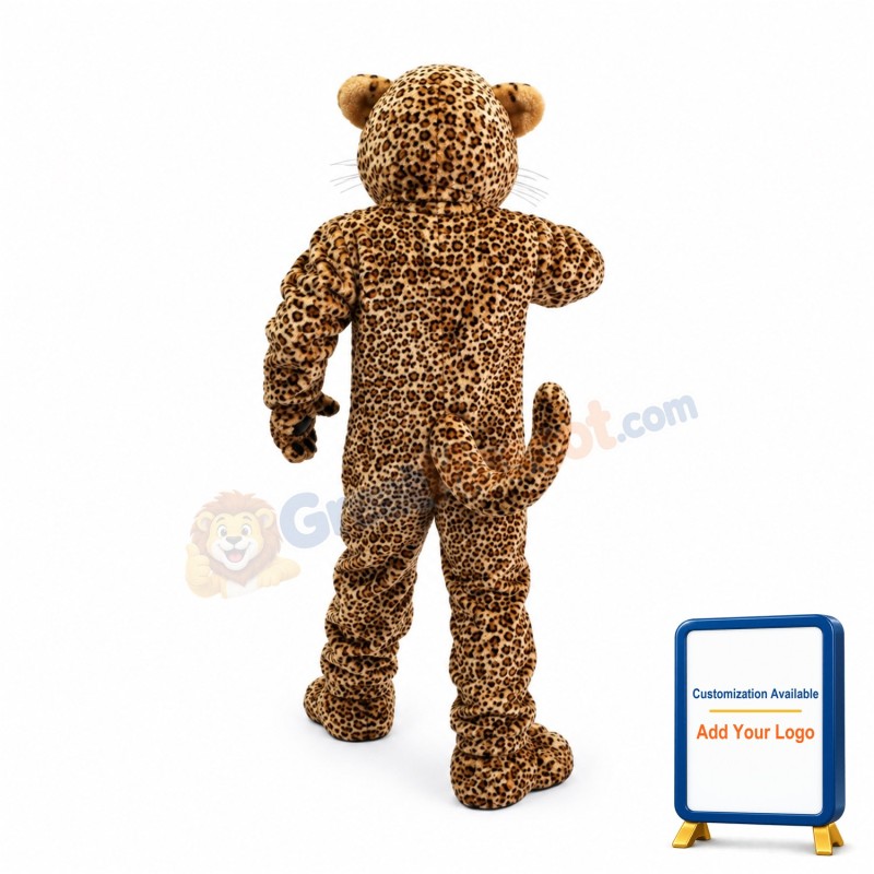 Fierce Lightweight Leopard Mascot Costume
