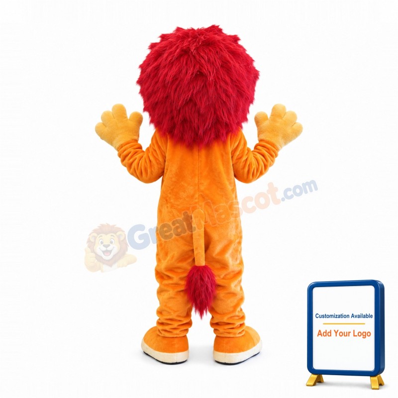 Friendly Lightweight Animal Lion Mascot Costume