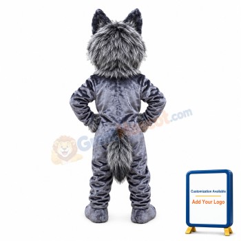 Friendly Animal Wolf Mascot Costume