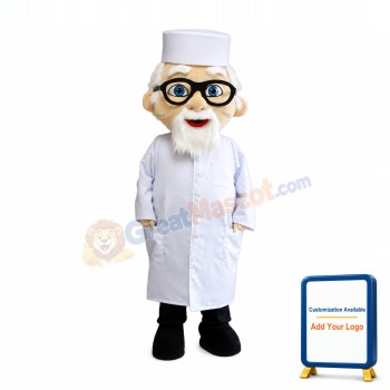 Old Doctor Mascot Costume