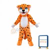 Friendly Lightweight Leopard Mascot Costume