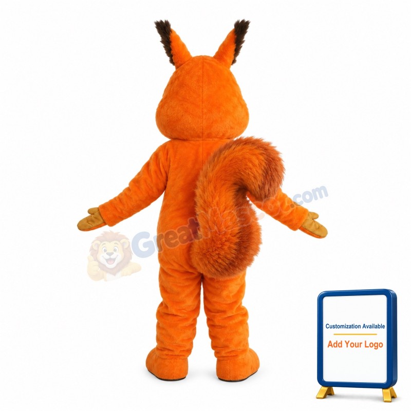 Friendly Animal Squirrel Mascot Costume