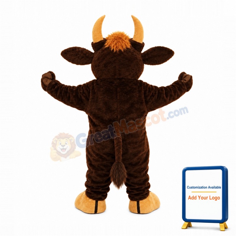Happy Bull Mascot Costume